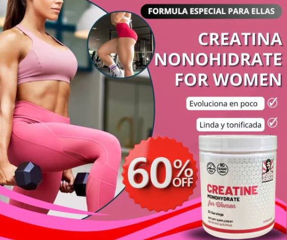 CREATINA MONOHIDRATADA CON COLAGENO EN OFERTA 2X1 🍑