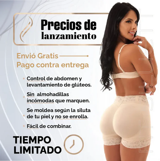 SHORTS CONTROL ABDOMEN Y LEVANTA GLUTEO